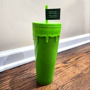 Starbucks green slime cup
